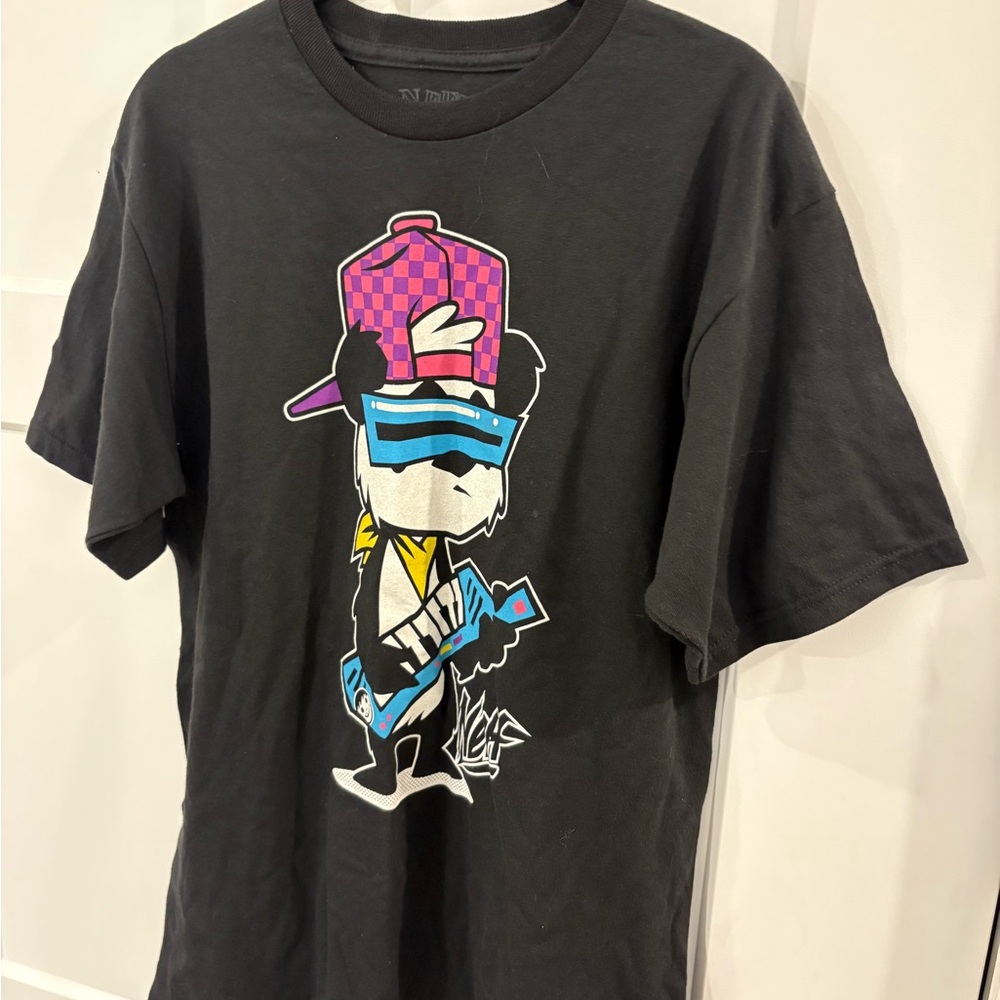Black Graphic mens T-Shirt